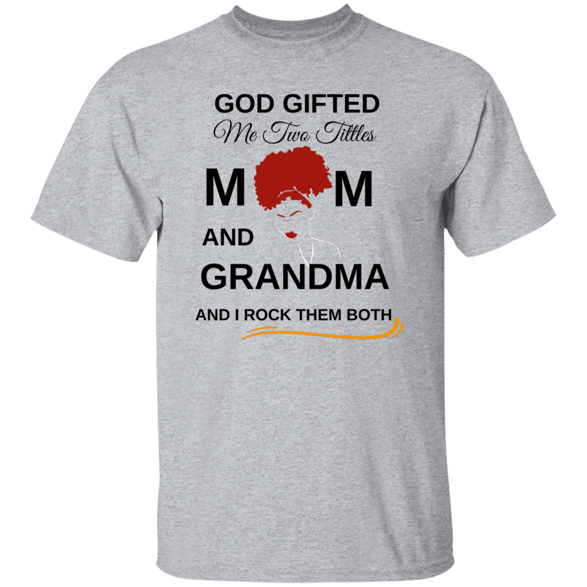 God Gifted Me Two Tittles T-Shirt - Funny & Comfortable