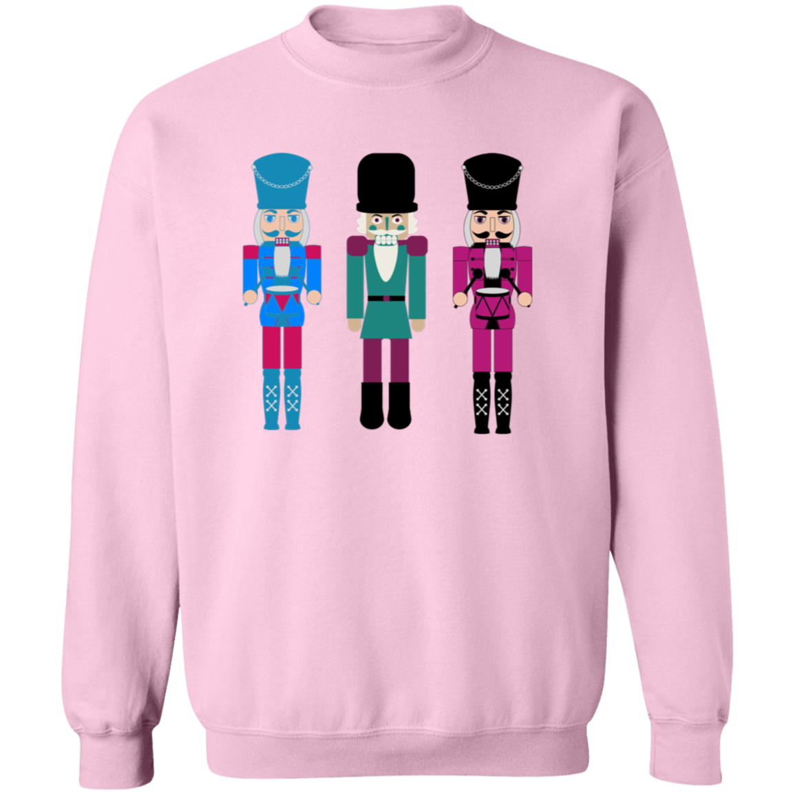 Nutcracker Print Christmas Sweatshirt
