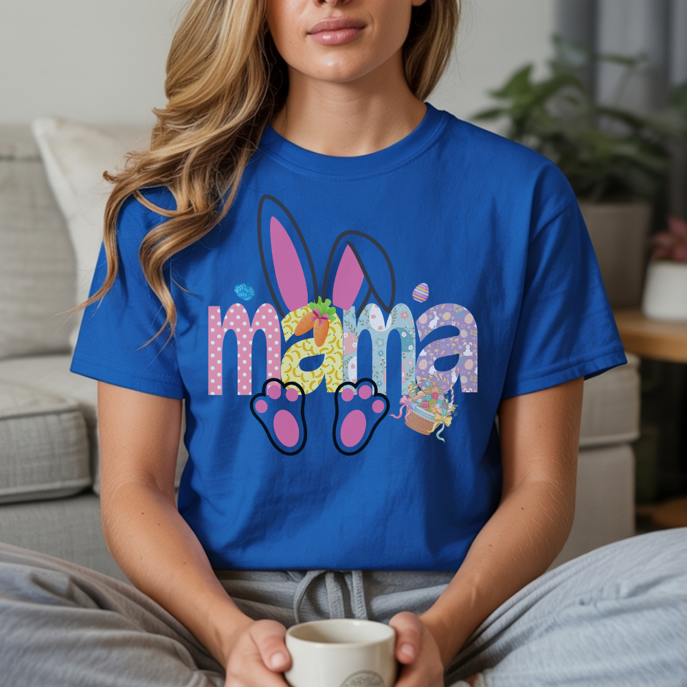 Mama Easter T-Shirt - Cute Mom Graphic Tee