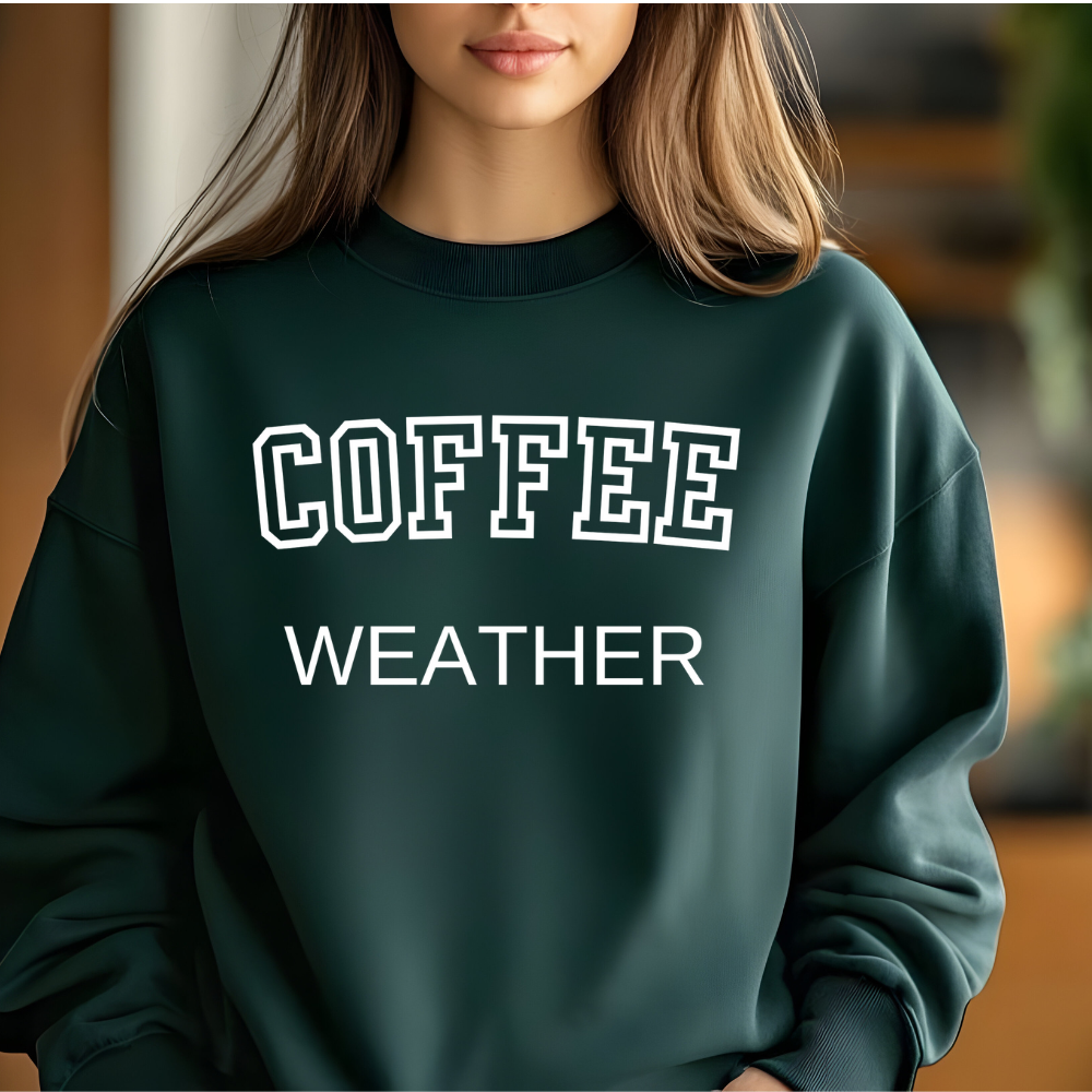 Cozy Coffee Weather Sweatshirt - Perfect for Chilly Days
