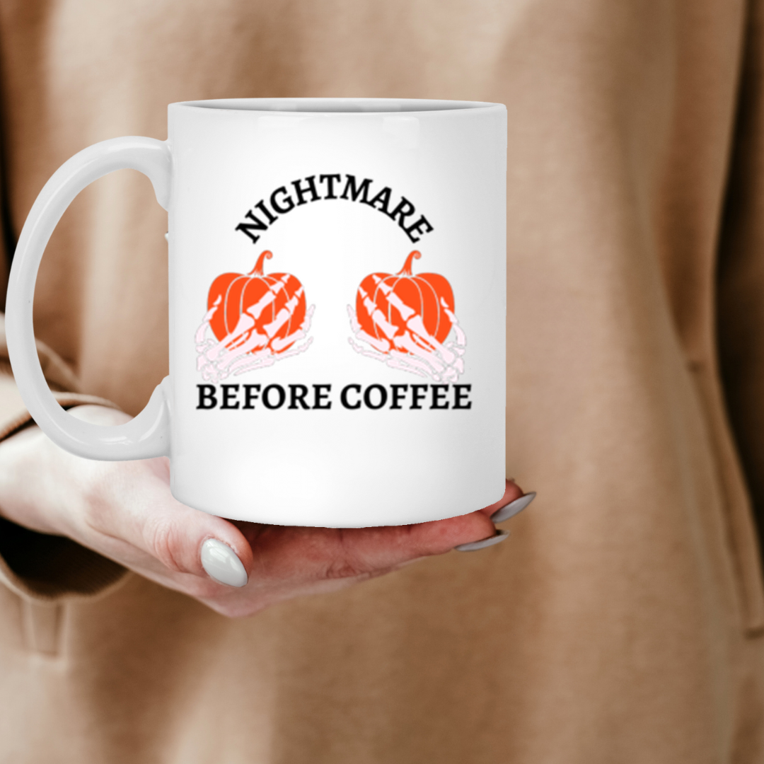 Nightmare Before Coffee Mug 11oz White