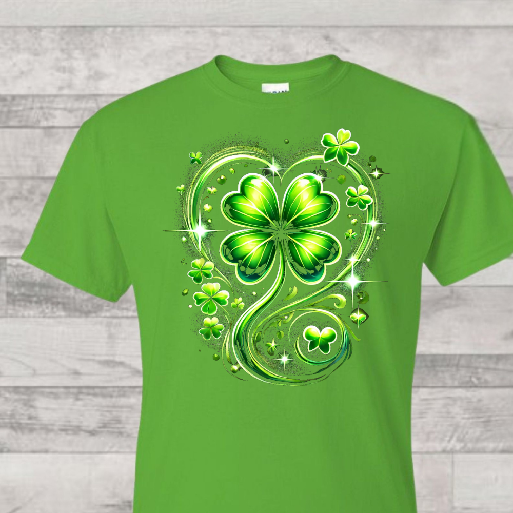 St. Patrick's Day Abstract Unisex T-Shirt - Comfortable & Stylish