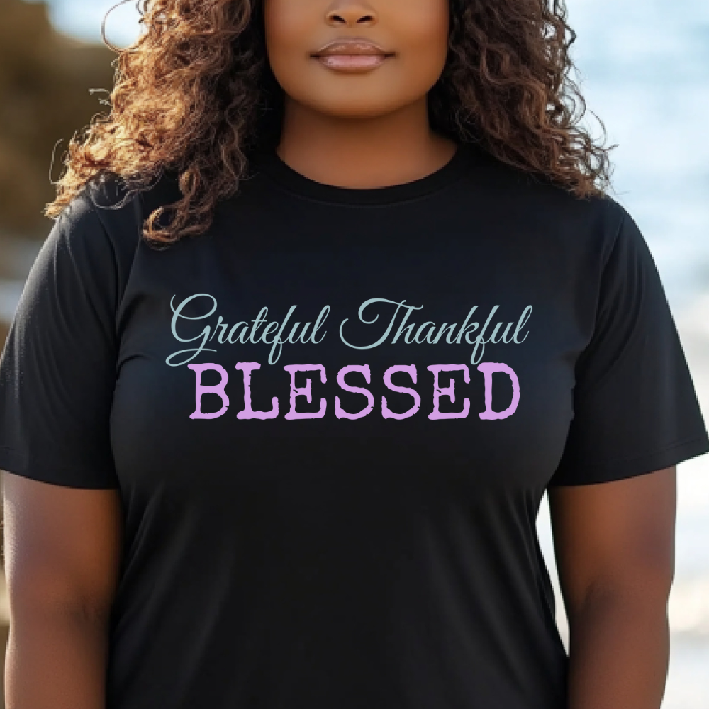 Grateful T-Shirt Women - Express Gratitude in Style