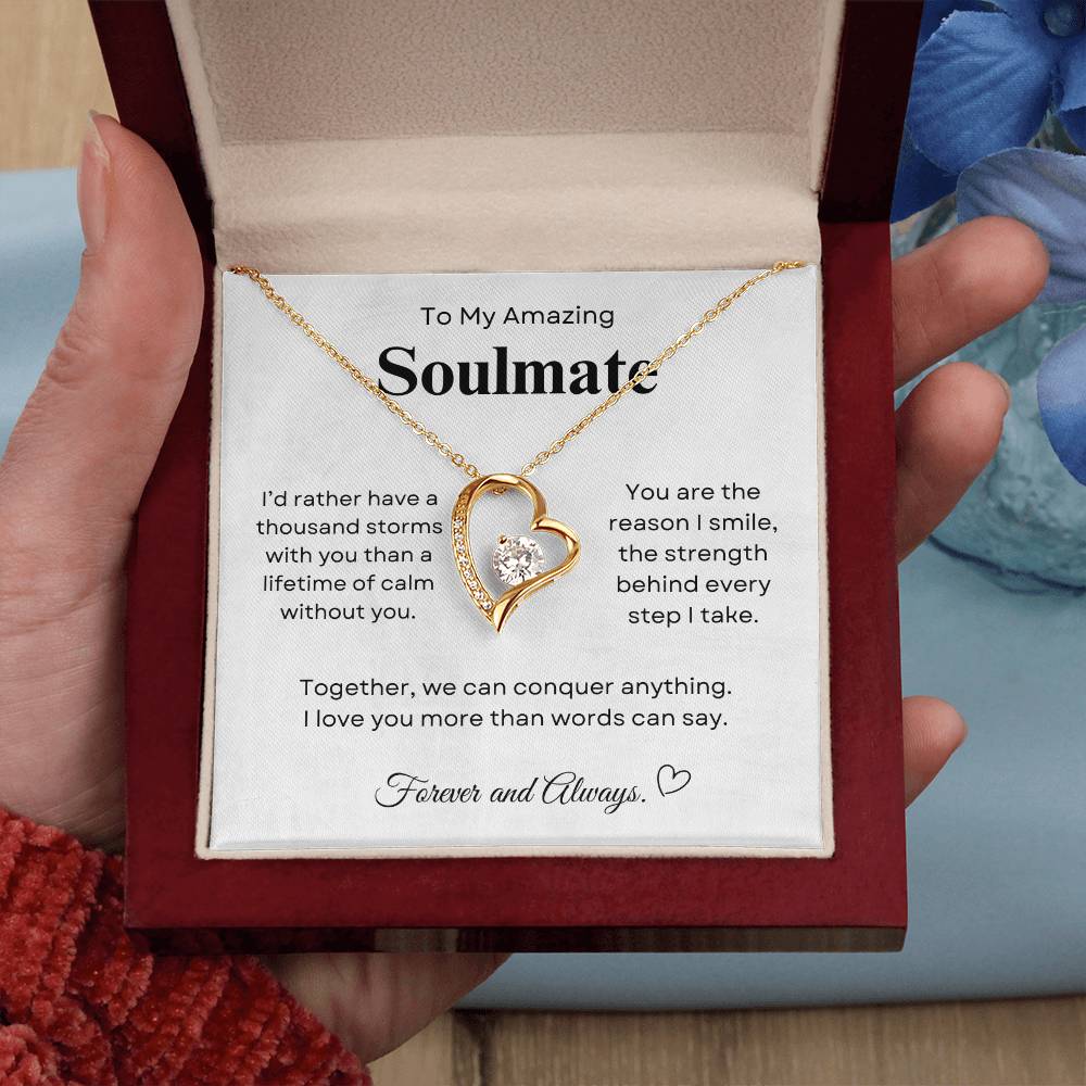 Soulmate Forever Love Necklace - Symbol of Eternal Bond :WMC