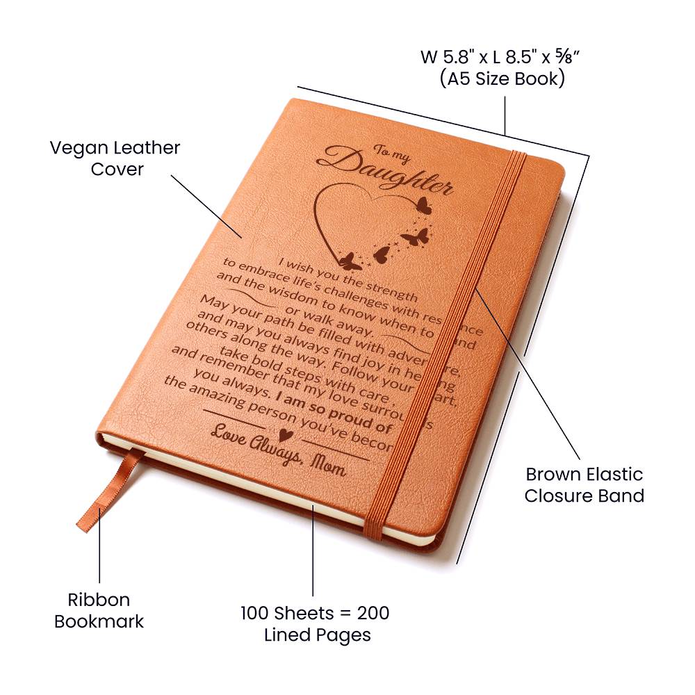 To My Daughter Sentimental Daughter Gift - Keepsake Journal