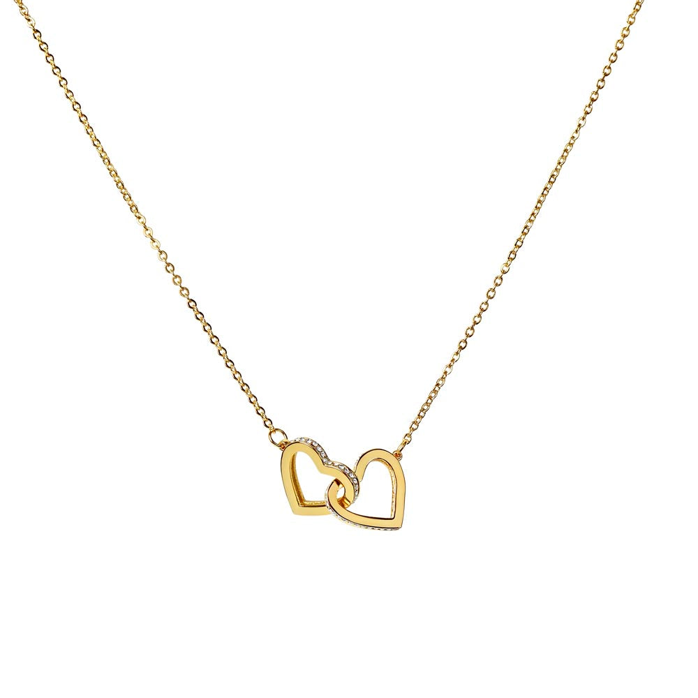Interlocking Heart Necklace for Sisters - Symbol of Bonding