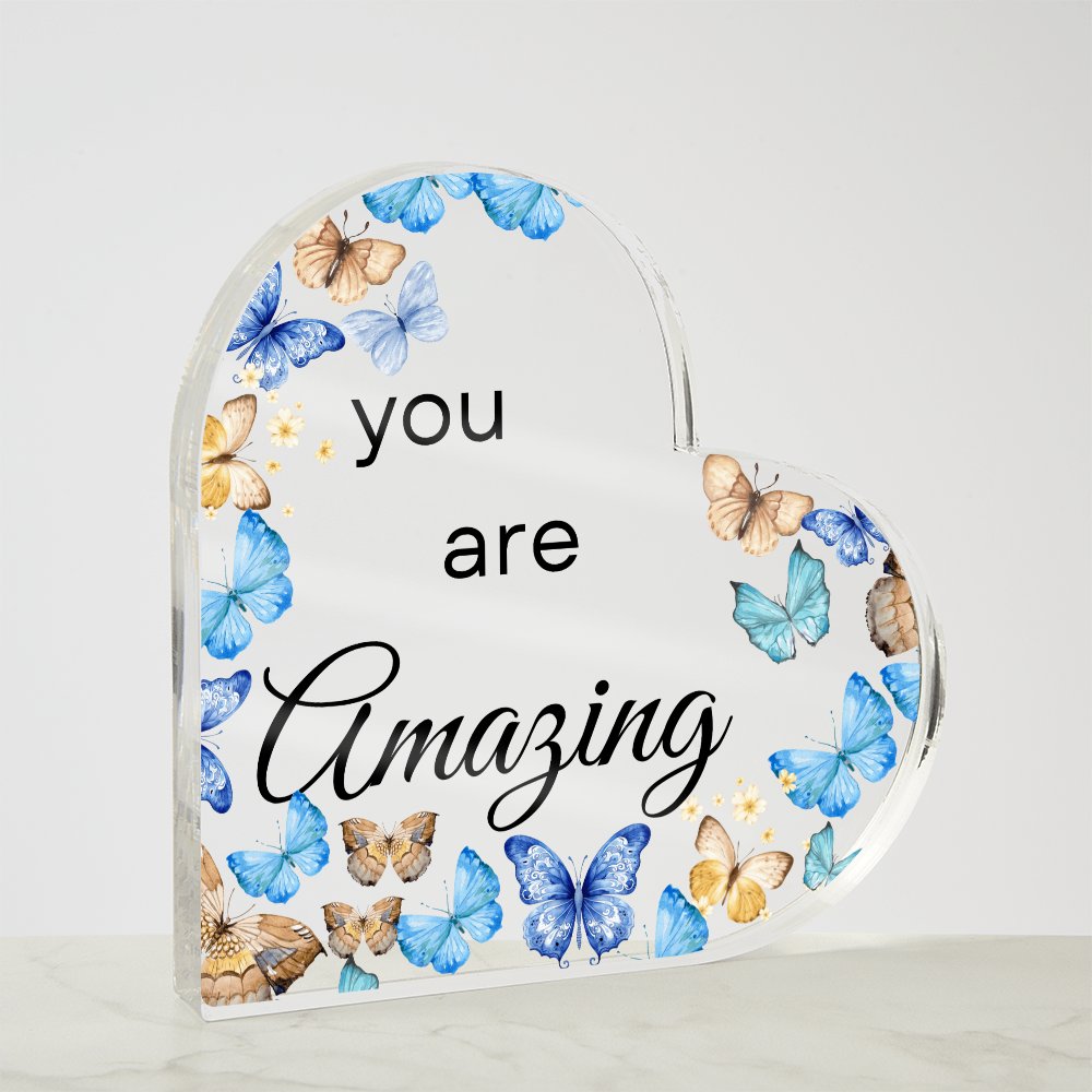 You Are Amazing Acrylic Plaque | Inspirational Encouragement Gift