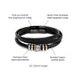 To My Son: Love You Forever Bracelet - Symbol of Eternal Love