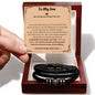 To My Son: Love You Forever Bracelet - Symbol of Eternal Love