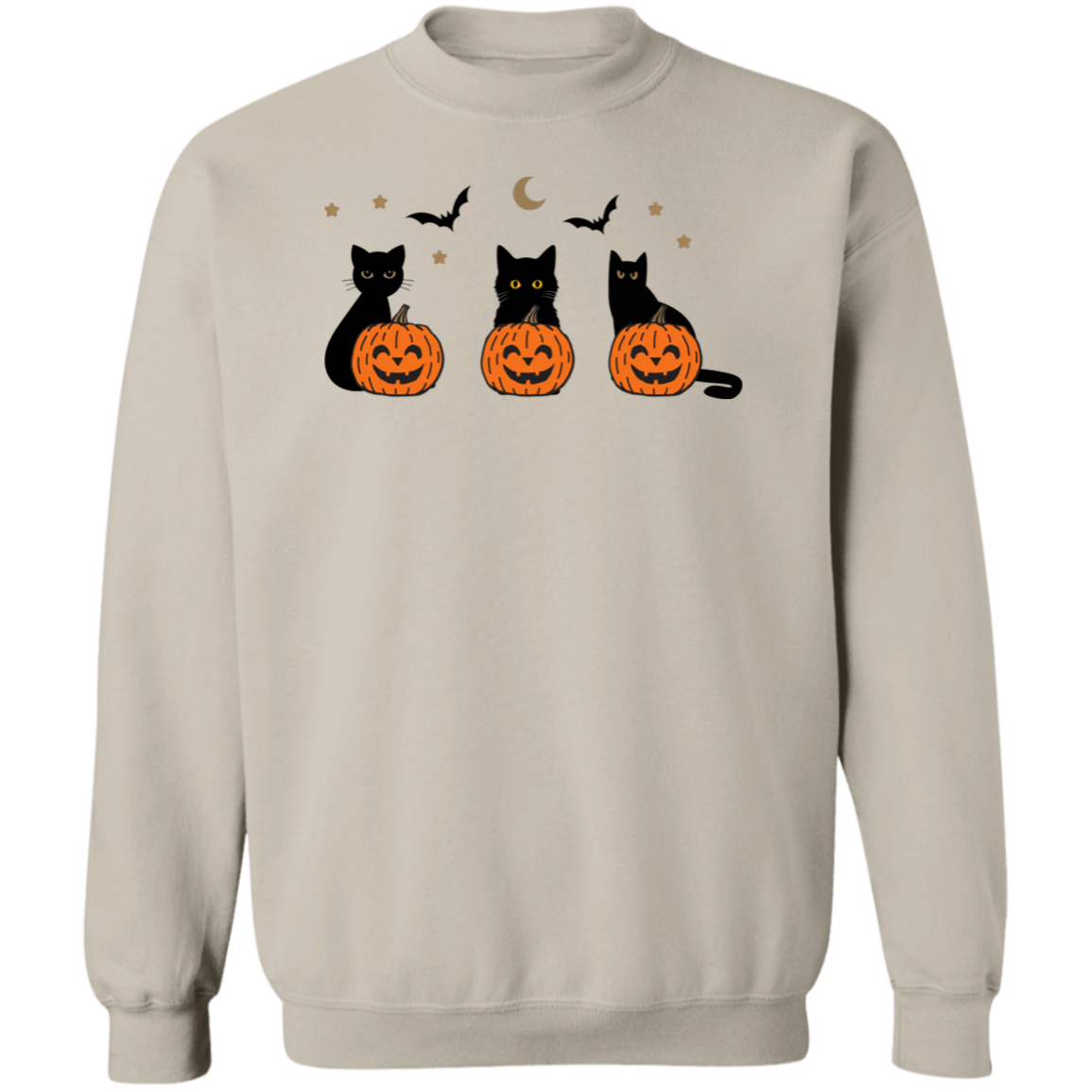 Black Cat  Halloween Sweatshirt