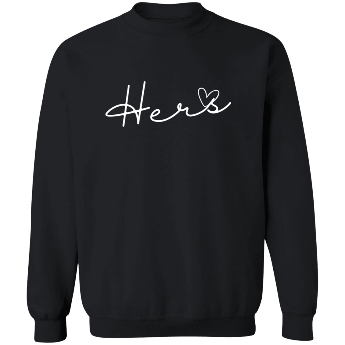 His and Hers Valentine's Day Sweatshirt for Couples