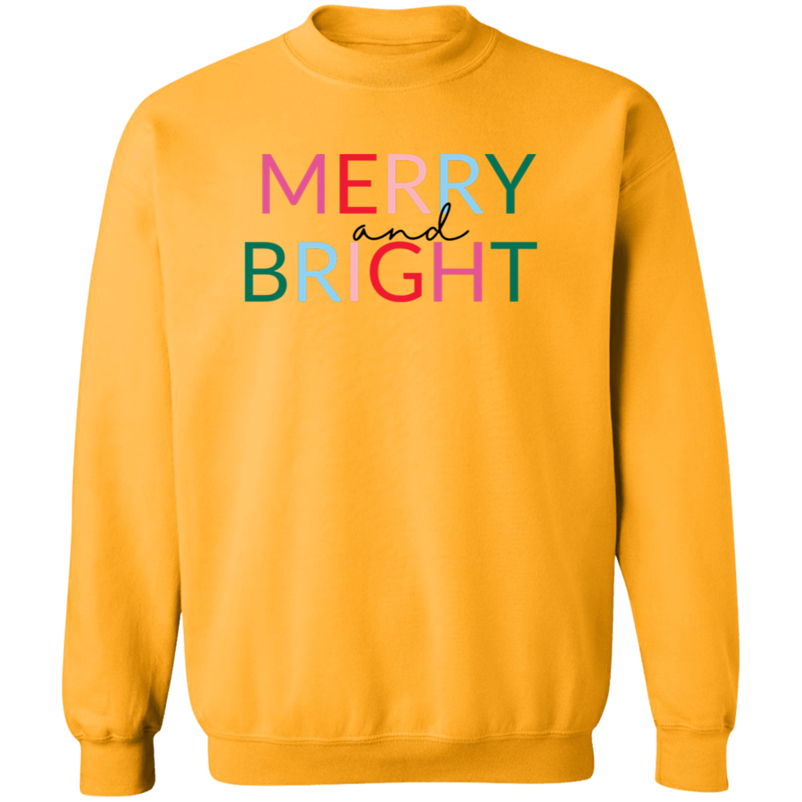 Merry & Bright Holiday Sweatshirt &  Hoodie for Women