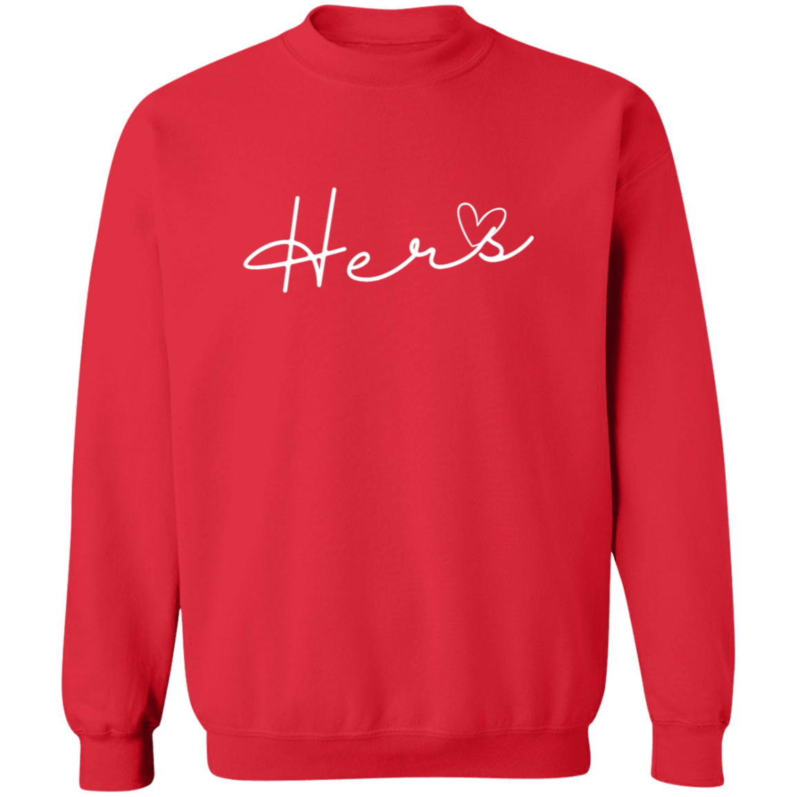 His and Hers Valentine's Day Sweatshirt for Couples