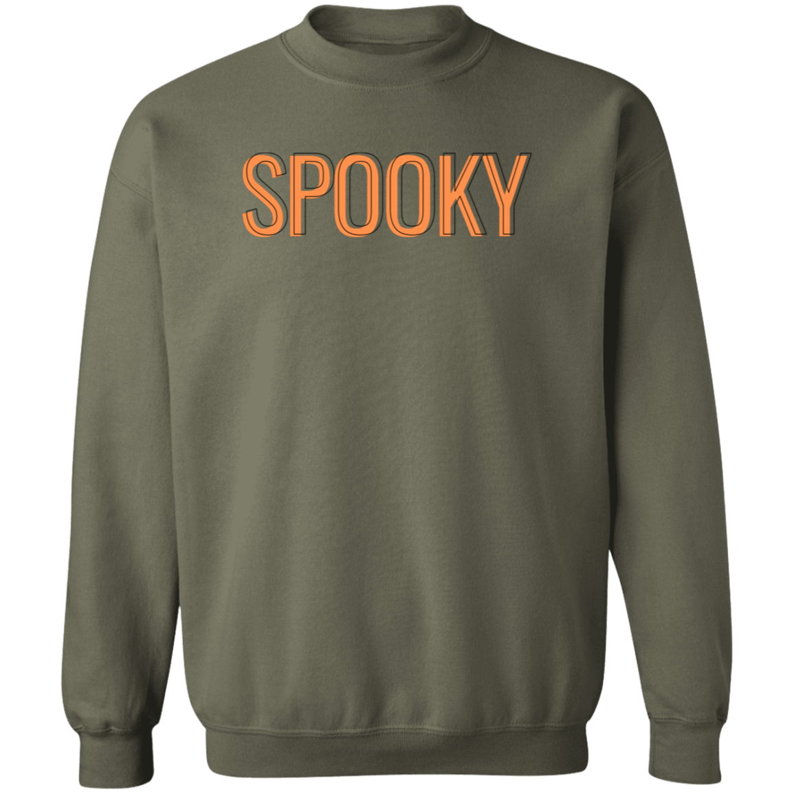 Spooky Crewneck Pullover Sweatshirt