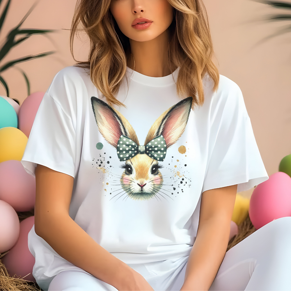 Bunny Face T-Shirt - Cute Rabbit Graphic Tee