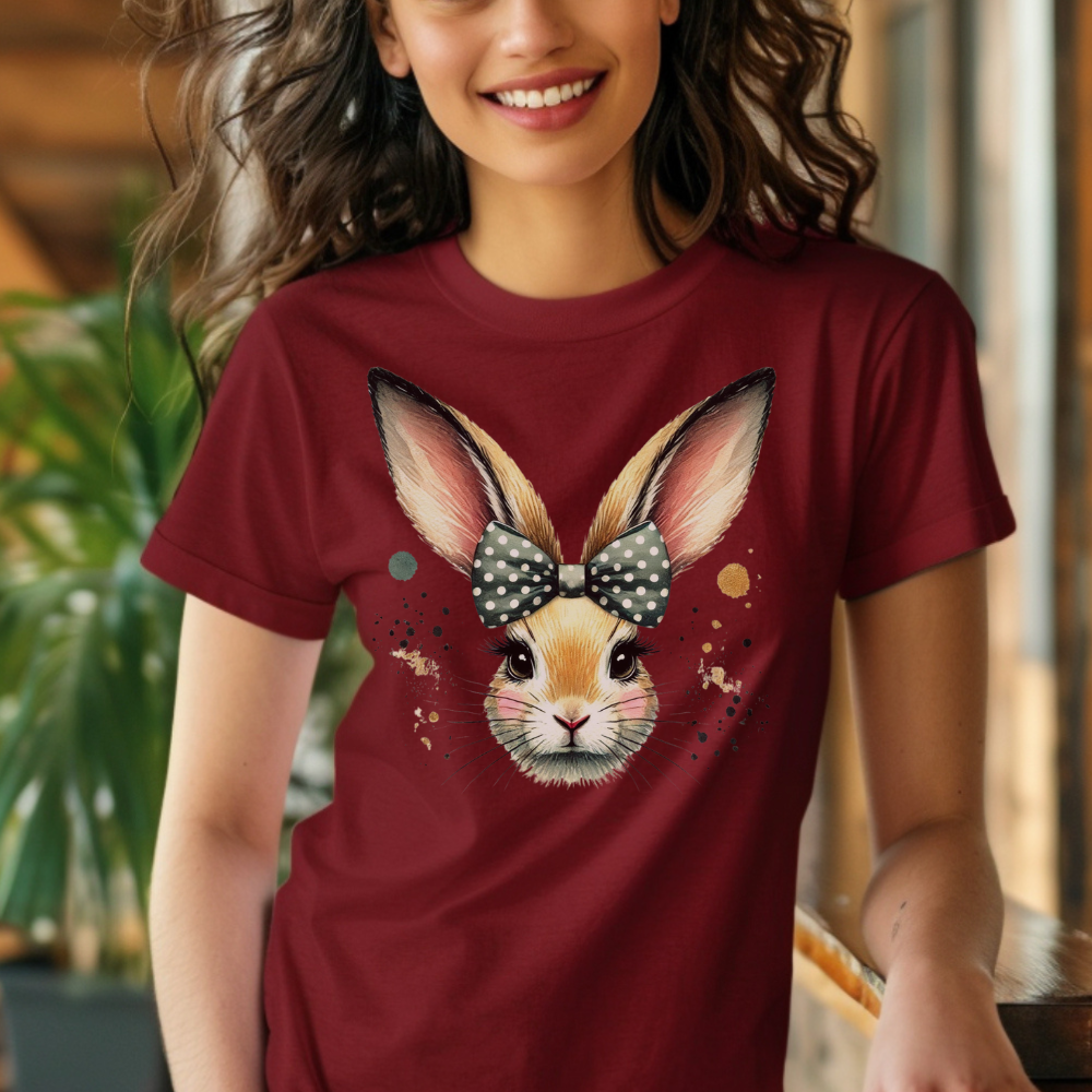 Bunny Face T-Shirt - Cute Rabbit Graphic Tee