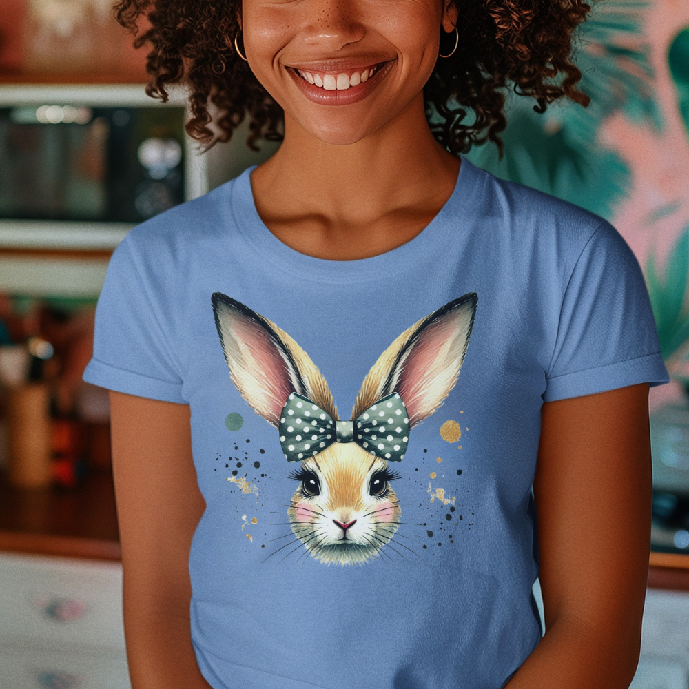 Bunny Face T-Shirt - Cute Rabbit Graphic Tee