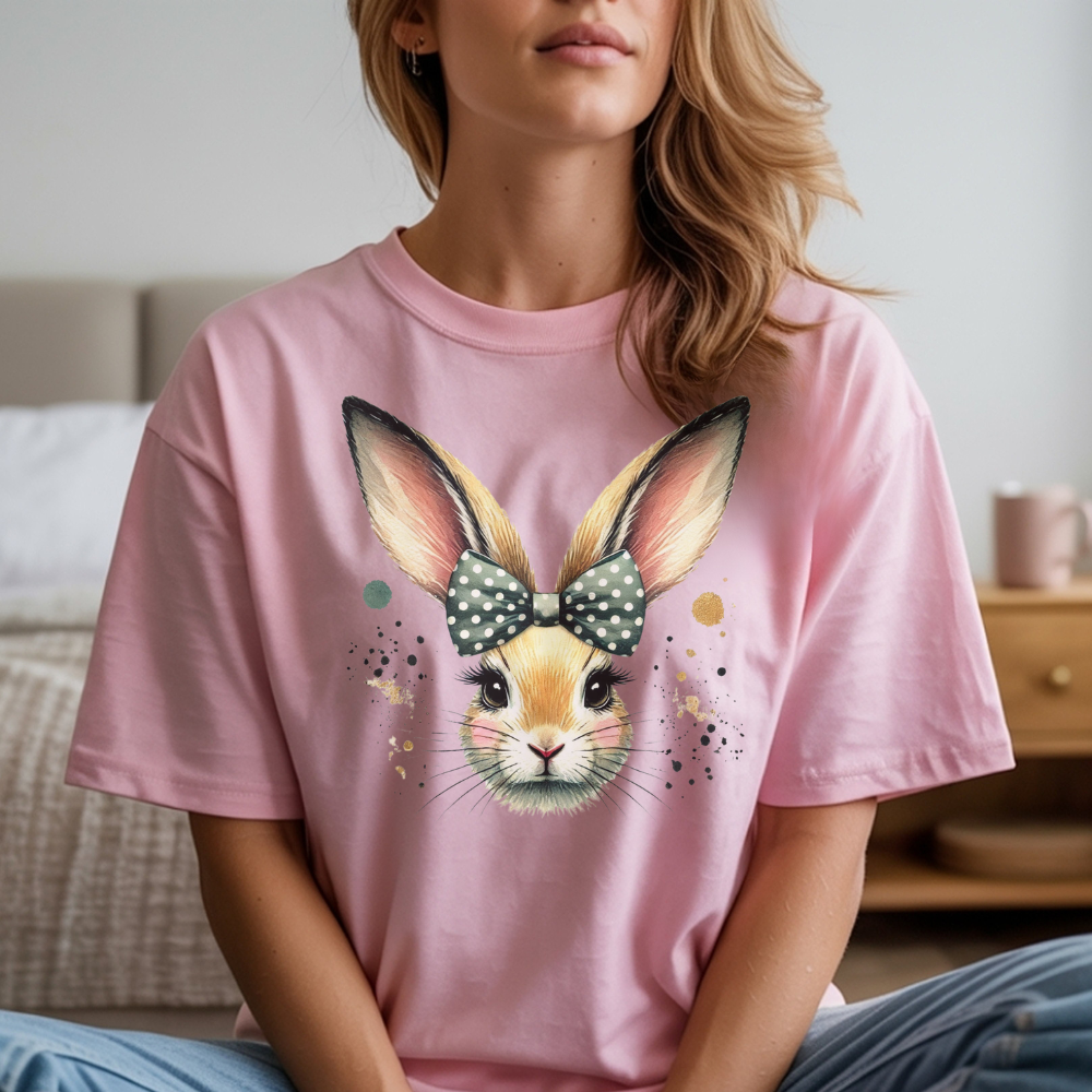 Bunny Face T-Shirt - Cute Rabbit Graphic Tee