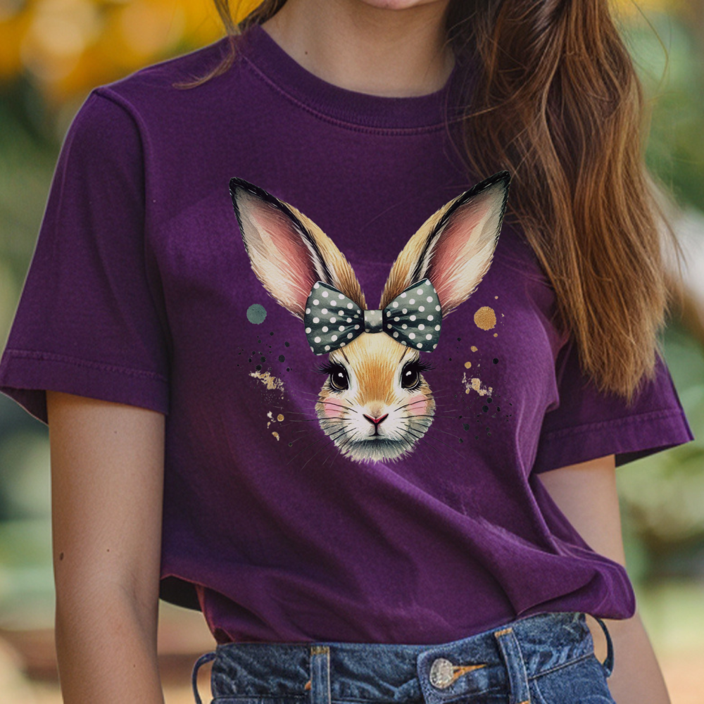 Bunny Face T-Shirt - Cute Rabbit Graphic Tee