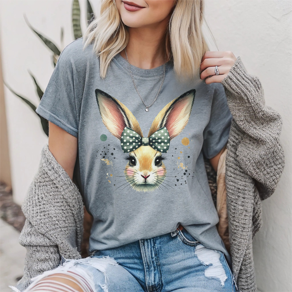 Bunny Face T-Shirt - Cute Rabbit Graphic Tee