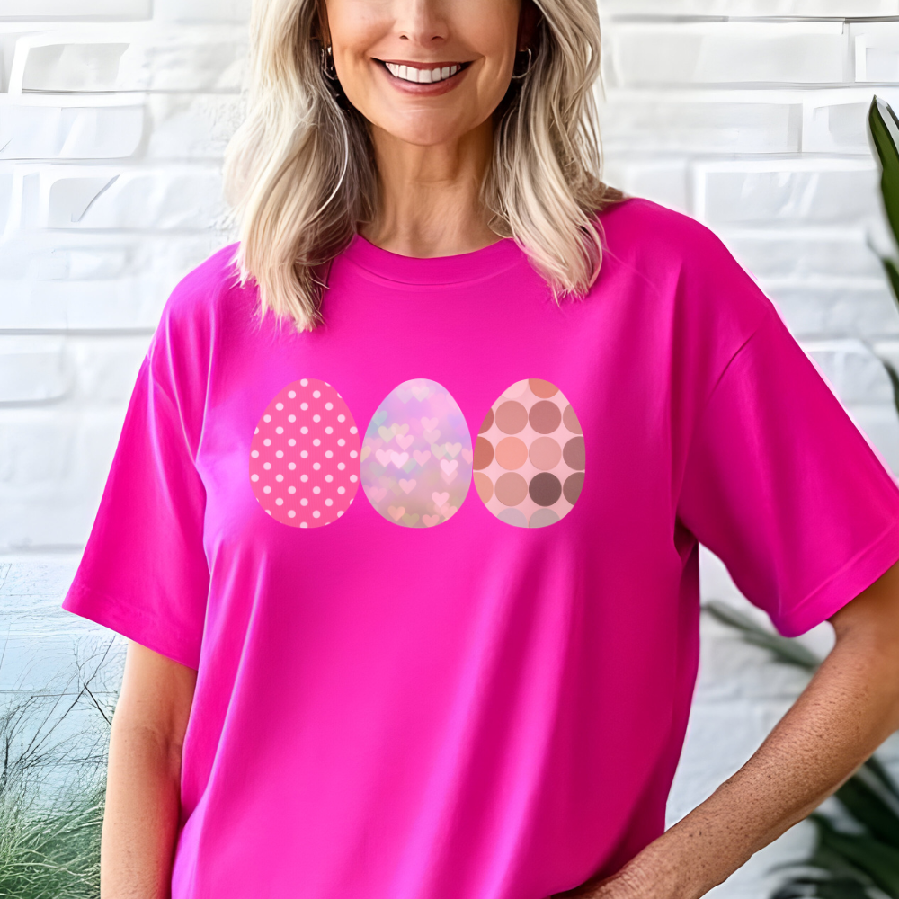 Easter Eggs T-Shirt - Premium Cotton Tee