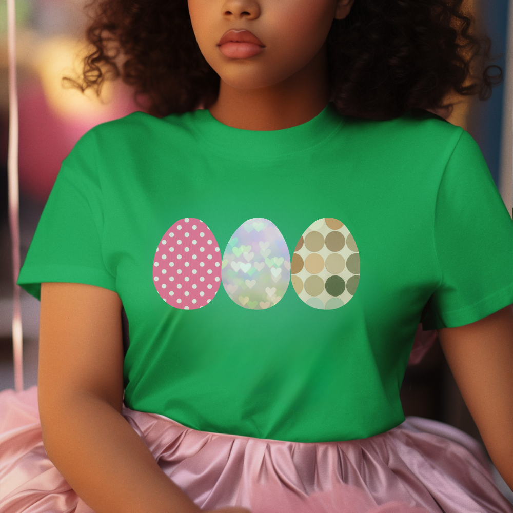 Easter Eggs T-Shirt - Premium Cotton Tee