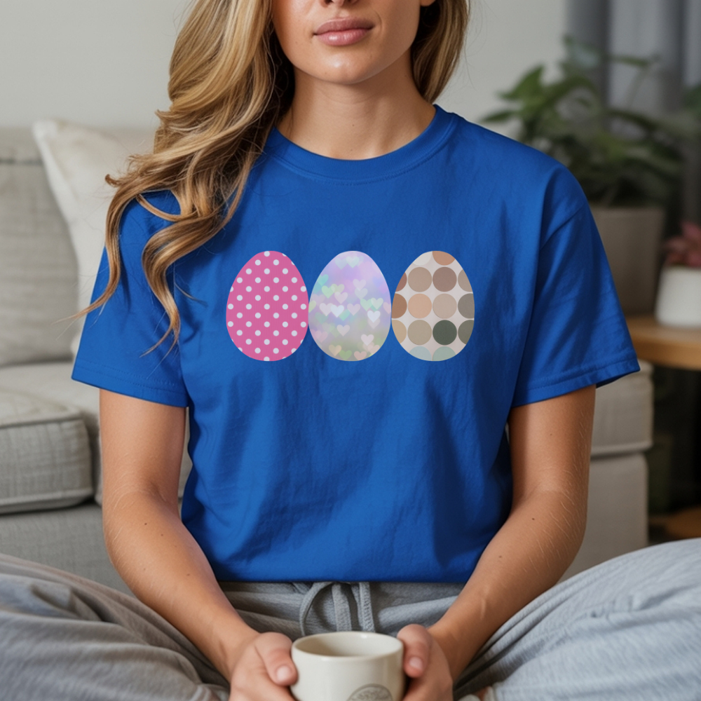 Easter Eggs T-Shirt - Premium Cotton Tee