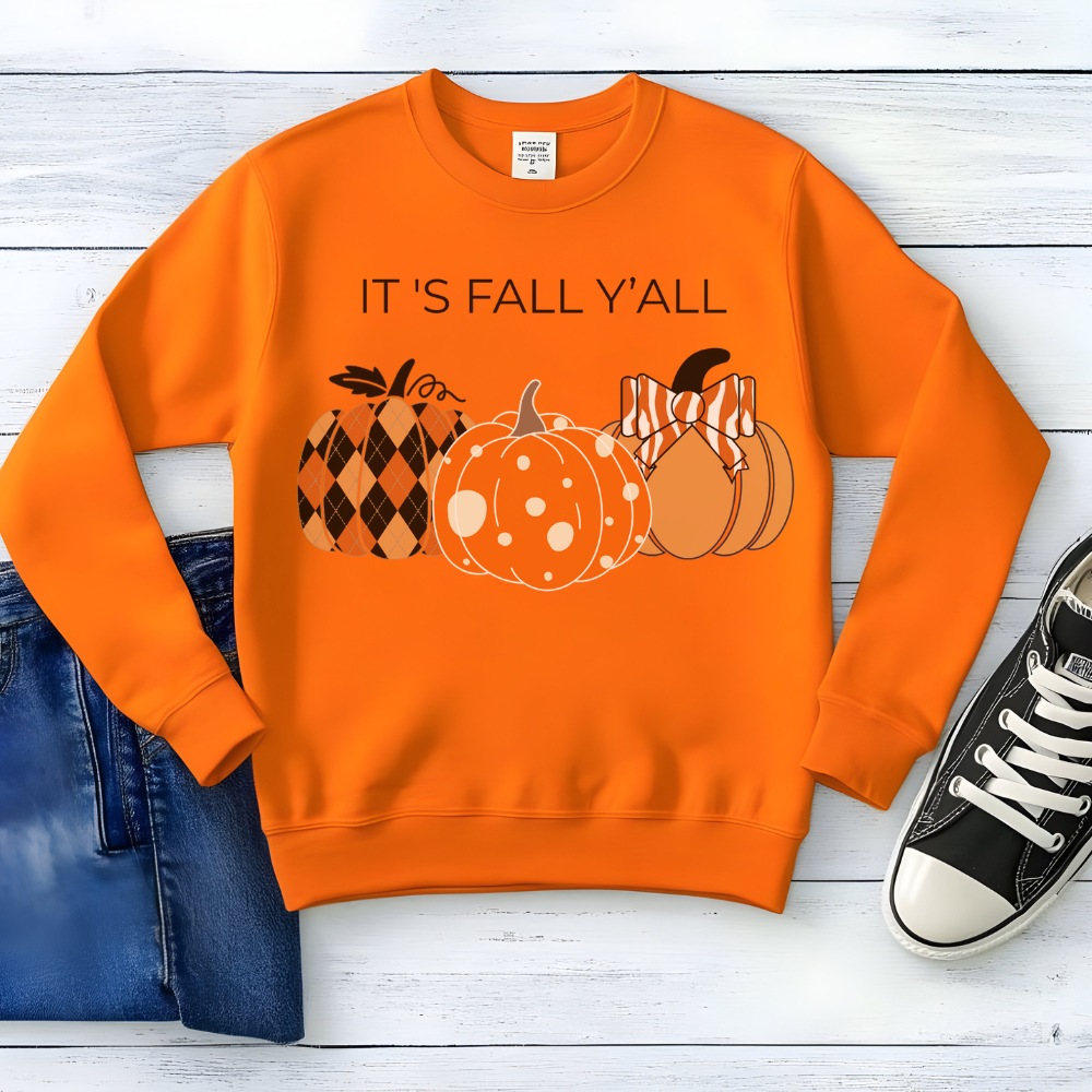 It’s Fall Y’all Sweatshirt | Cozy Autumn Pullover for Teen Girls & Women