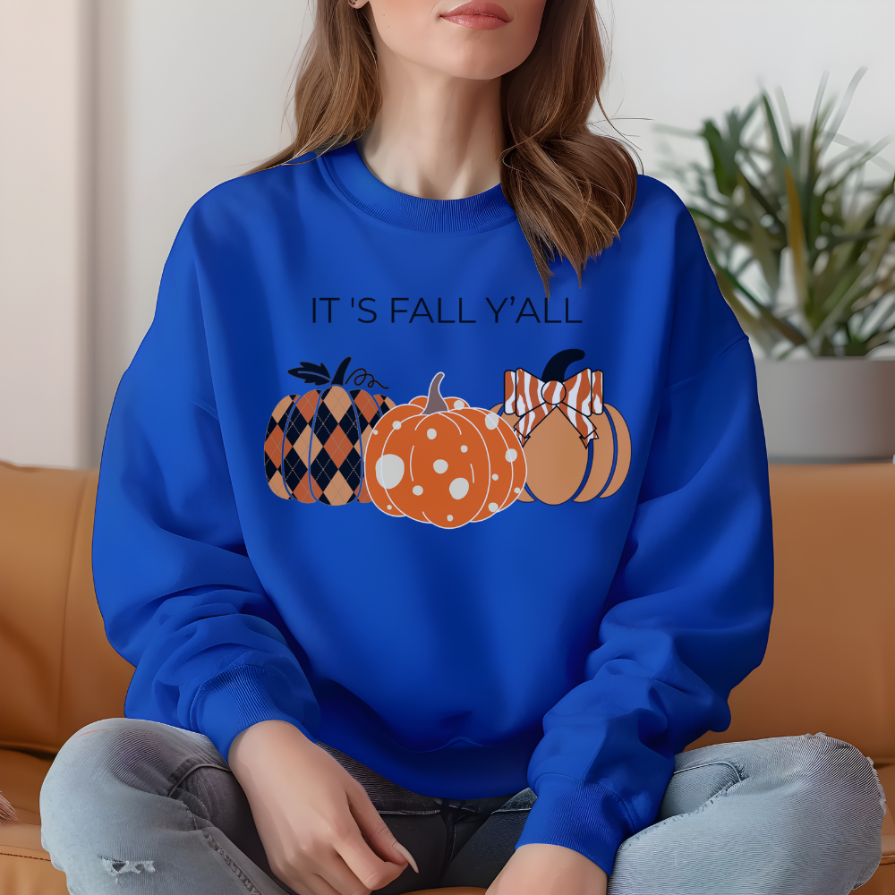 It’s Fall Y’all Sweatshirt | Cozy Autumn Pullover for Teen Girls & Women