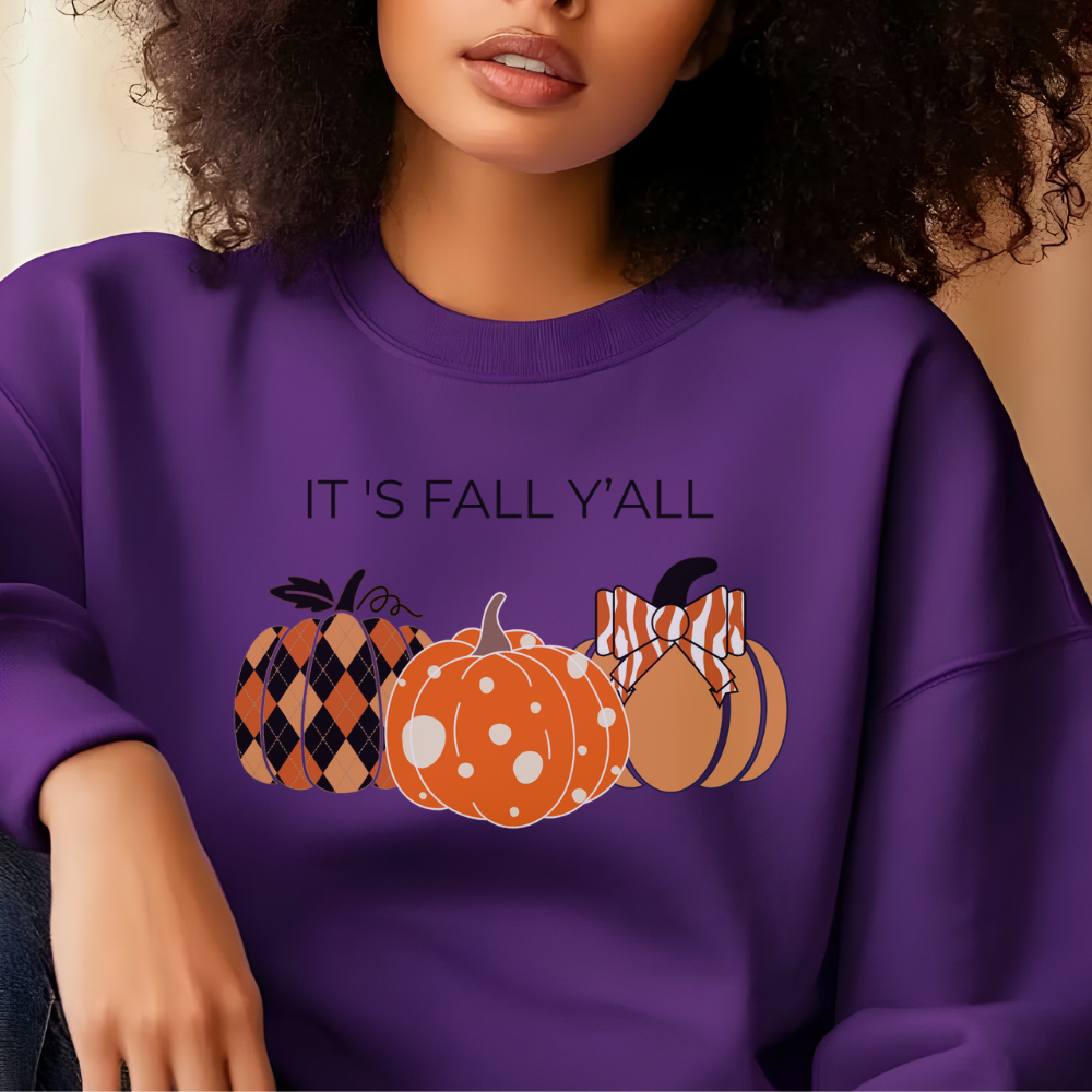 It’s Fall Y’all Sweatshirt | Cozy Autumn Pullover for Teen Girls & Women