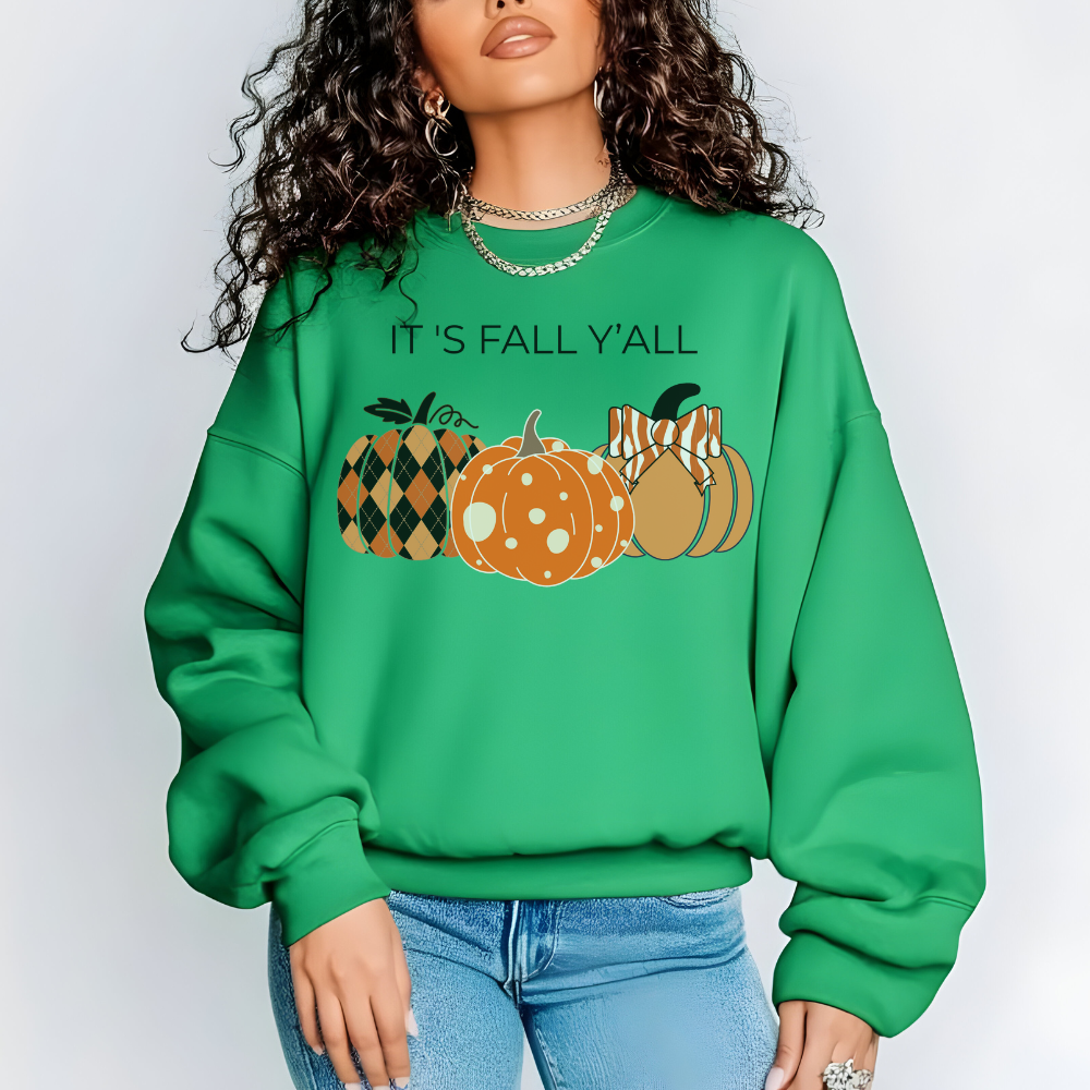 It’s Fall Y’all Sweatshirt | Cozy Autumn Pullover for Teen Girls & Women