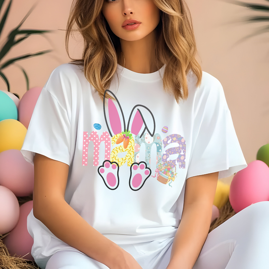 Mama Easter T-Shirt - Cute Mom Graphic Tee