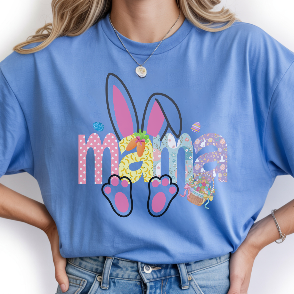 Mama Easter T-Shirt - Cute Mom Graphic Tee