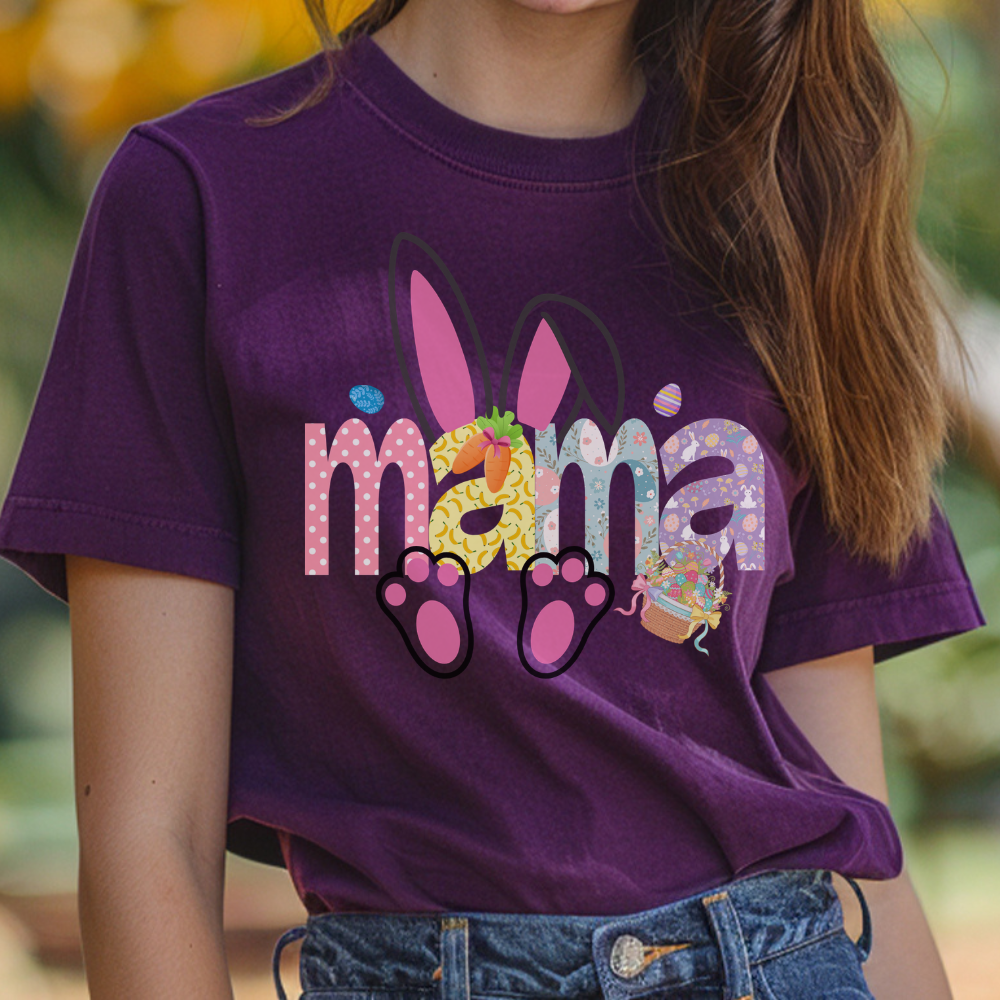 Mama Easter T-Shirt - Cute Mom Graphic Tee
