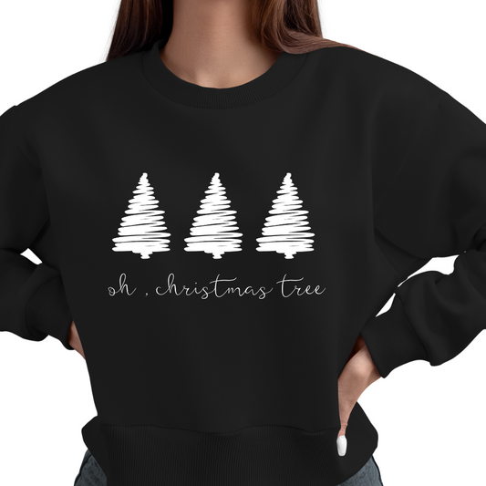 Festive Christmas Tree Sweatshirt for Holiday Cheer