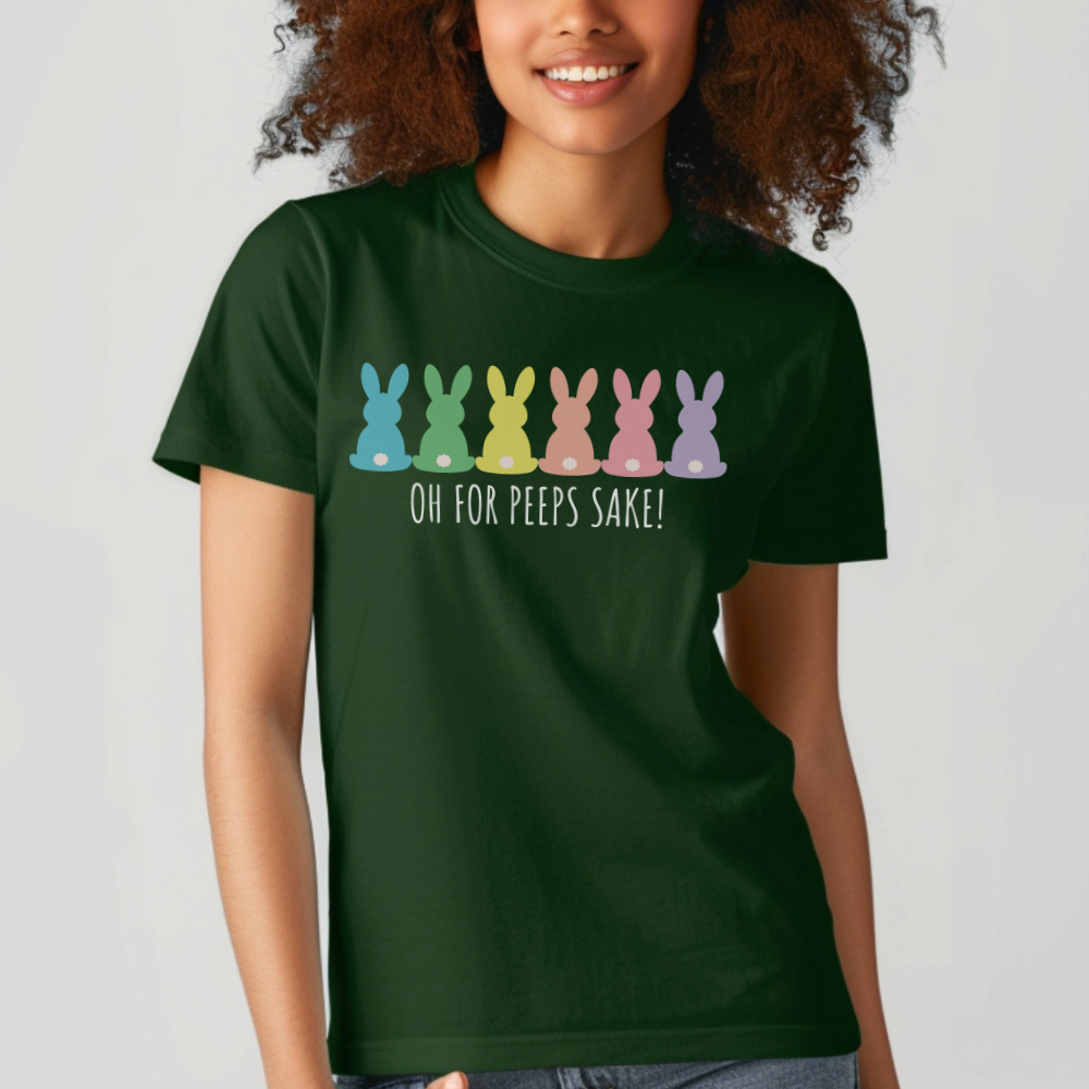 Oh For Peeps Sake Easter T-Shirt - Funny Graphic Tee