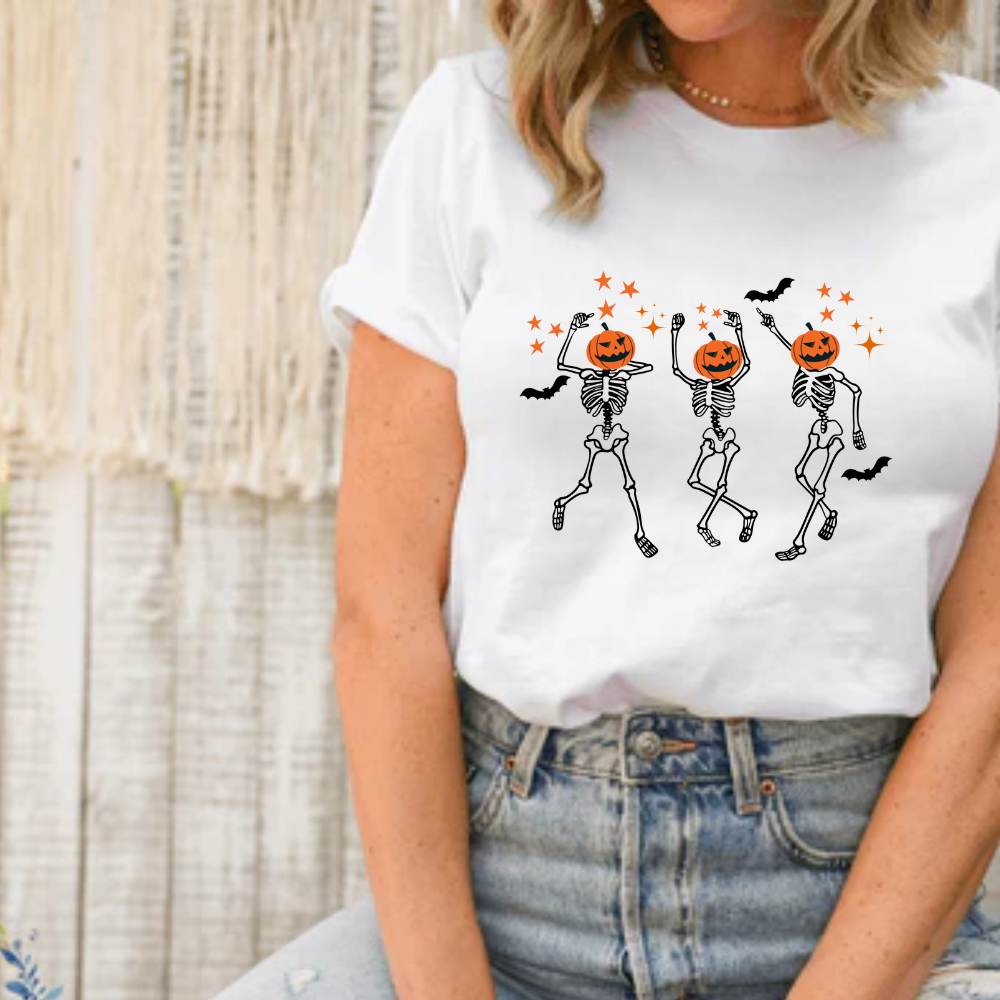 Dancing Skeleton Halloween T-Shirt