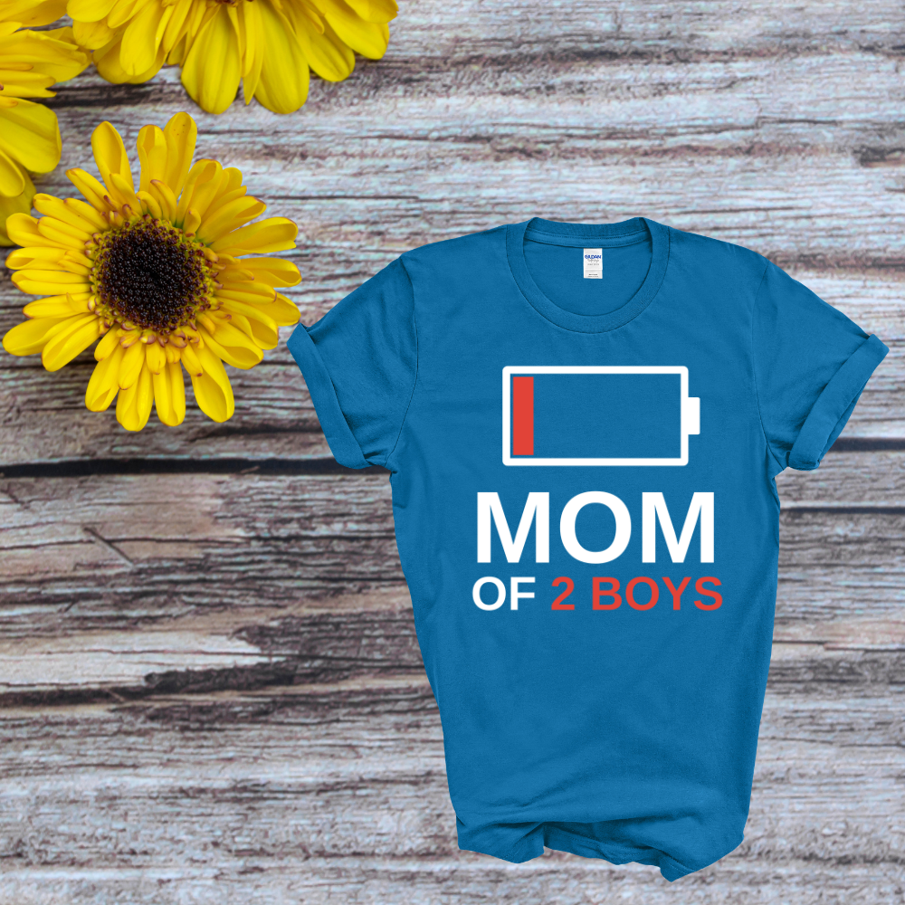 Mom of 2 T-Shirt | Stylish & Comfortable Tee for Proud Moms – Perfect Gift