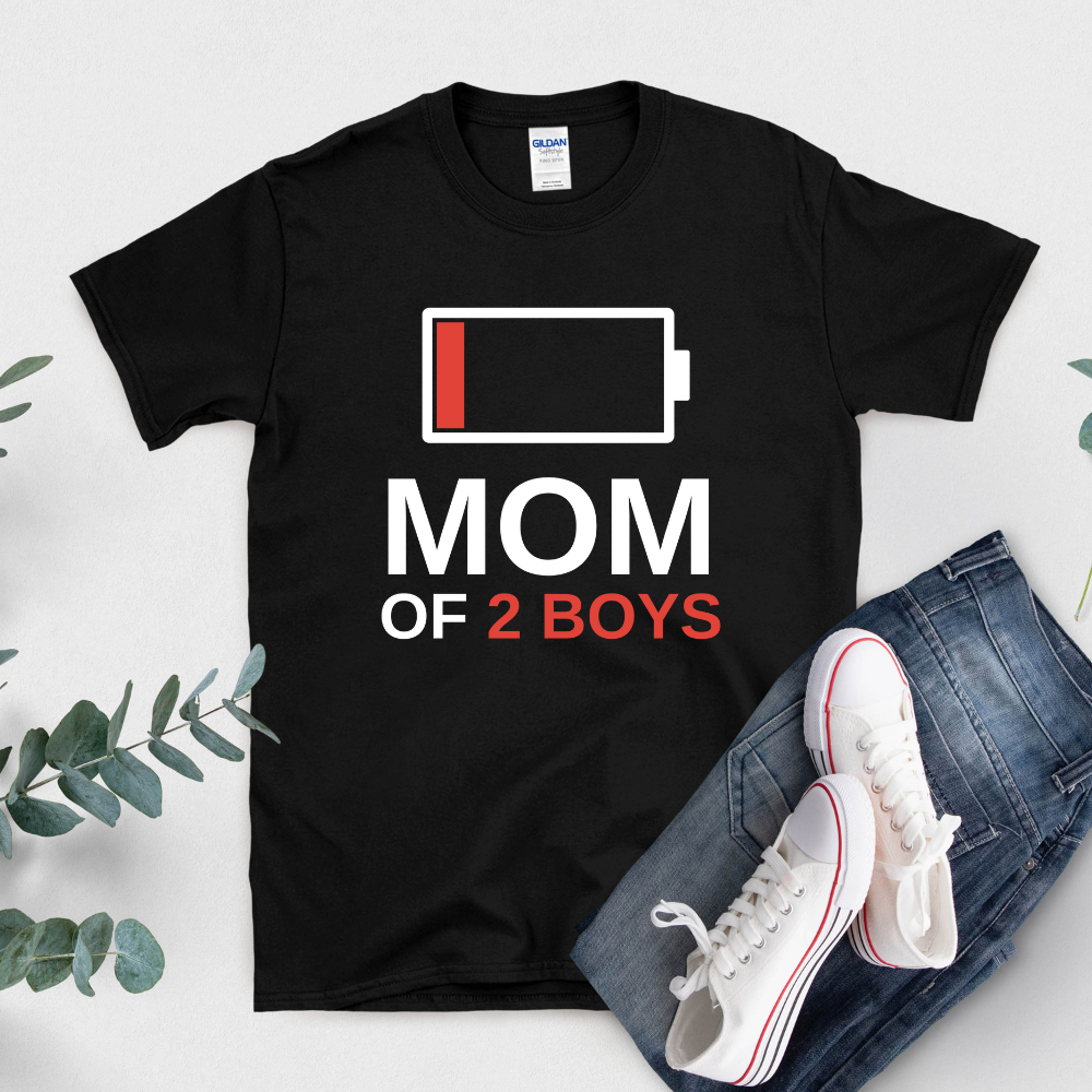 Mom of 2 T-Shirt | Stylish & Comfortable Tee for Proud Moms – Perfect Gift