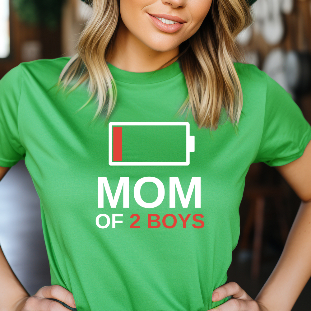 Mom of 2 T-Shirt | Stylish & Comfortable Tee for Proud Moms – Perfect Gift