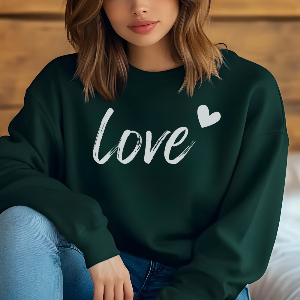 Love Women's Comfort Fit Sweatshirt - Perfect Gift for Mom, Wife, Daughter