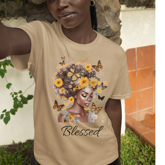 Blessed T-Shirt for Women – Inspirational Faith-Based Graphic Tee