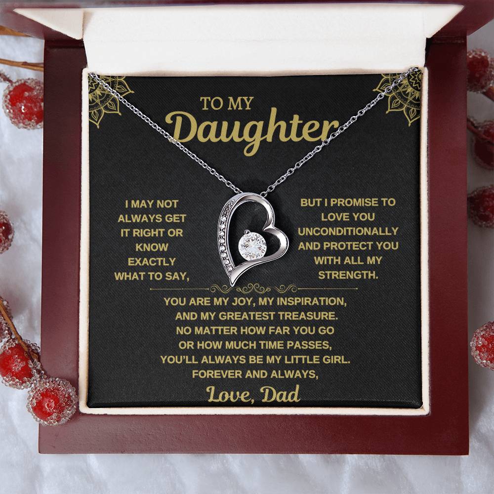 Forever Love Necklace for Daughters - Symbol of Eternal Bond