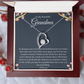 To My Beautiful Grandma Forever Love Necklace – Heartfelt Gift for Grandmothers