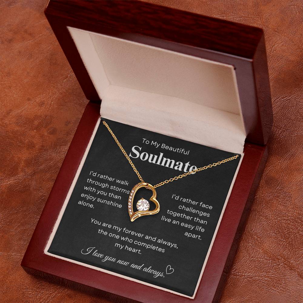 Eternal Love Necklace for Soulmate - Symbol of Forever Love - BMC