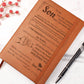To My Son-Heartfelt Vegan Leather Keepsake Journal