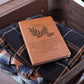 To My Mom: Inspirational Quote Leather Journal - Perfect Gift for Mom