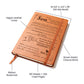 To My Son-Heartfelt Vegan Leather Keepsake Journal