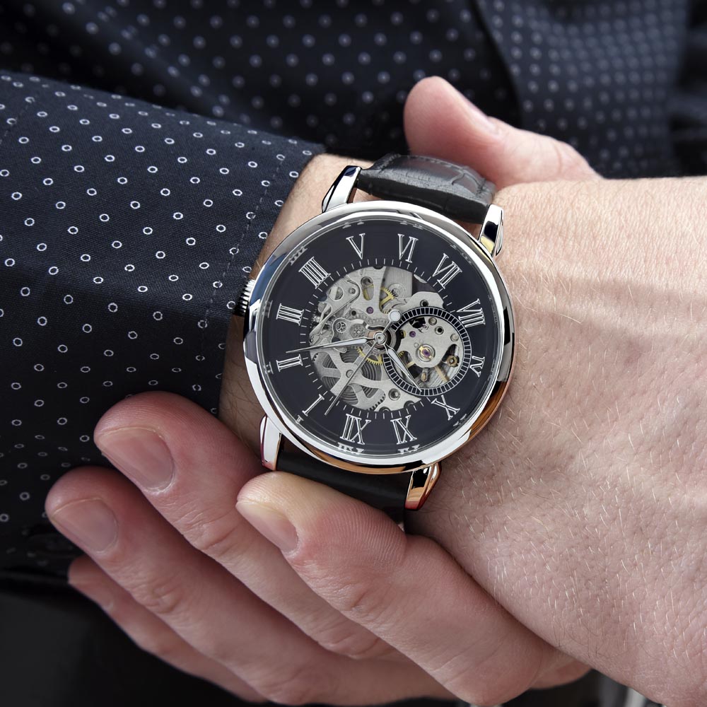 Dad's Special Openwork Watch - A Timeless Gift