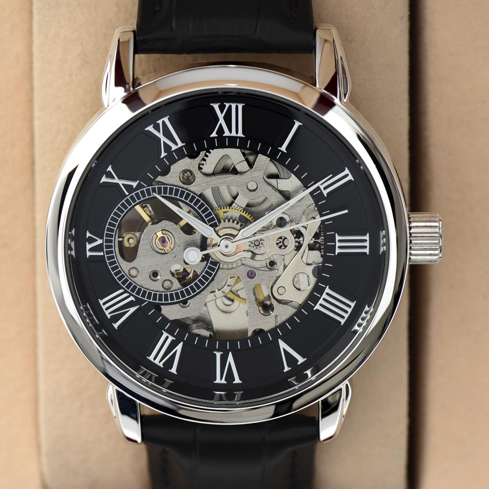 Dad's Special Openwork Watch - A Timeless Gift